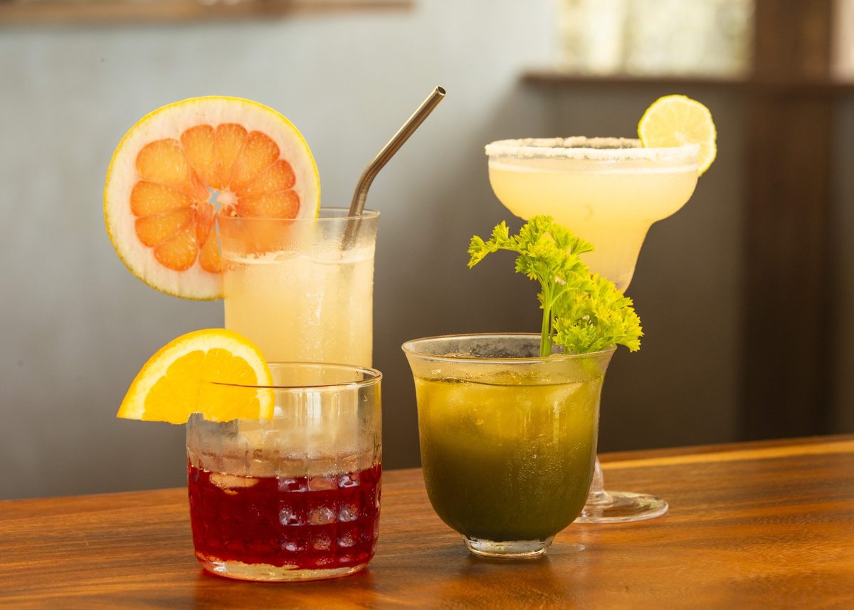 Craft botanical cocktails at the Atalaya bar